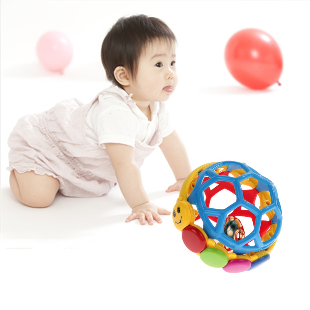 Babe Einstein Buzz Ball Bendy Baby Walker Rattles Prewalker Bouncing Ball Toddlers Fun Multicolor Activity Educational Toys