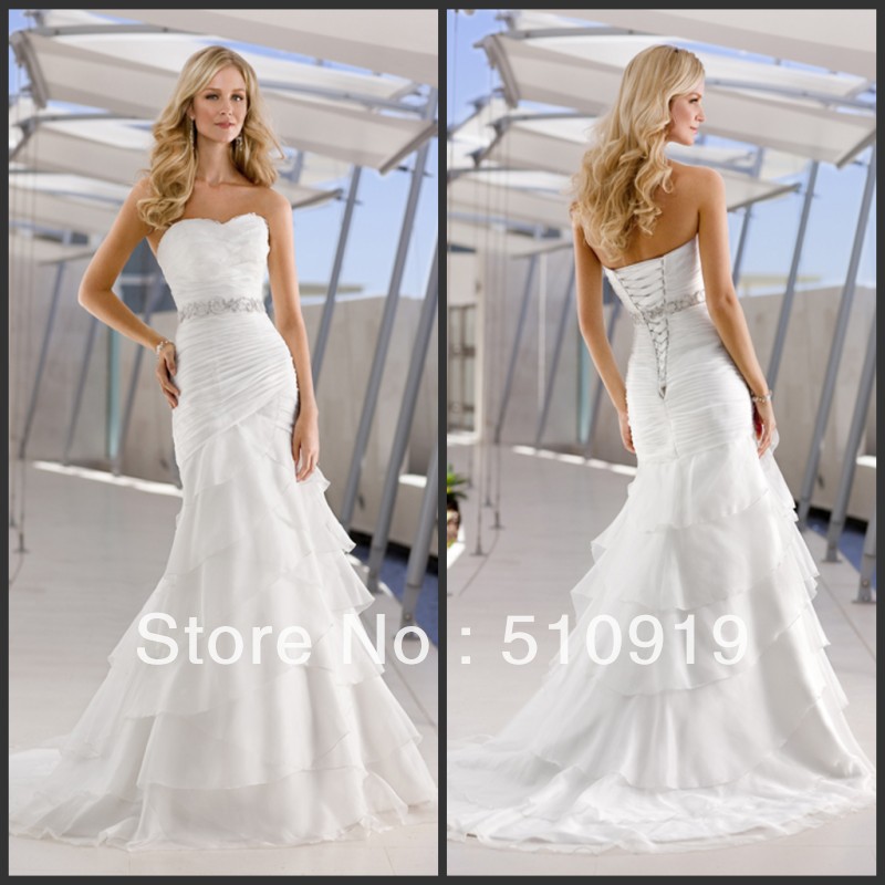 Guy shopping for wedding dress