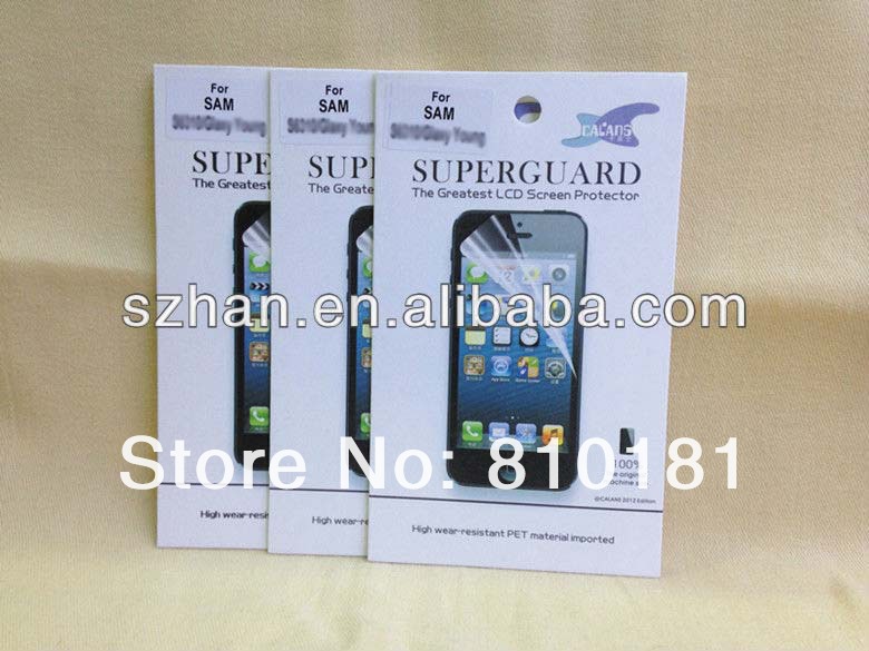 200pcs/lot High quality Guard LCD Clear front Screen Protector Film For LG L Fino D295 / D290N