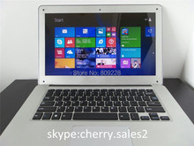 Free shipping 14 1 inch ultrabook laptop windows7 or 8 1 Intel Celeron N2840 J1800 dual
