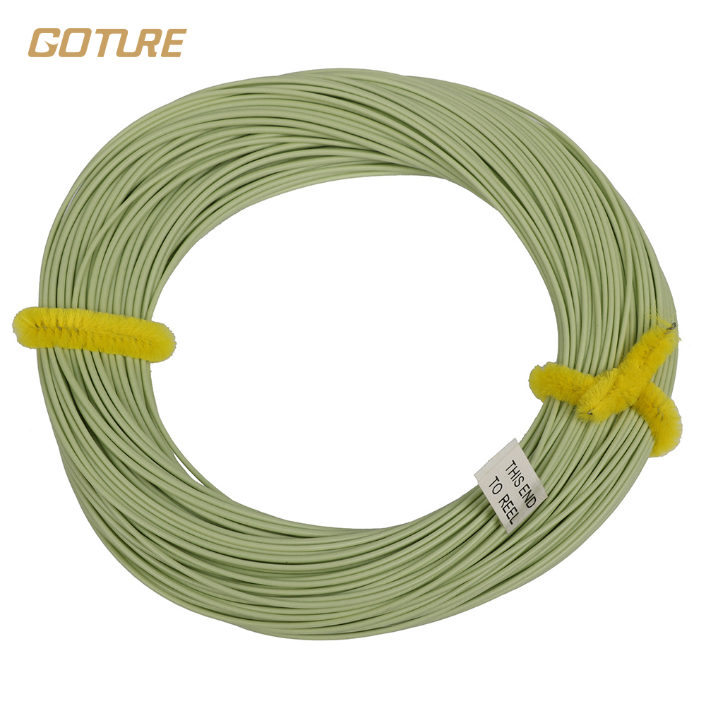 Goture 100ft / 30m Strong Fly Line Floating Weight Forward Fly Fishing Line Multi Strands Nylon Inner Fishing Materials