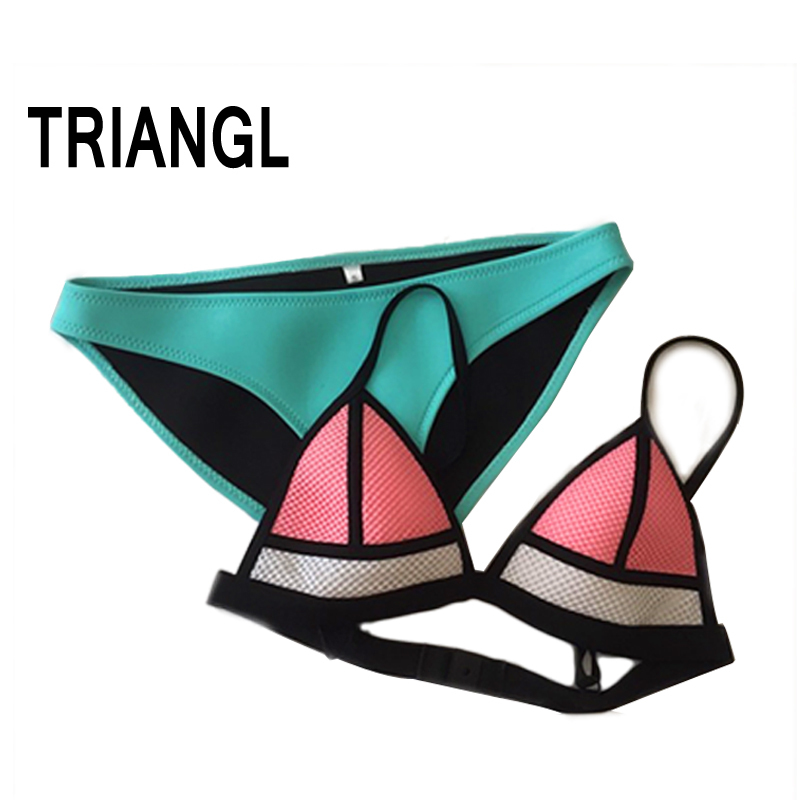 Triangl Bikini Swimsuit set fashion Australian Brand high quality Swimwear Neoprene biquini maillot de bain women