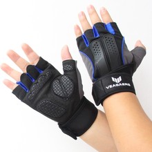 Free Shipping Gym Body Building Training Fitness Gloves Sports Equipment Weight lifting Workout Exercise breathable Wrist