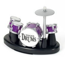 Originality Finger Drums Tabletop Electric Drum Set,Novelty Mini Rock Finger Touch Drumming LED Light Jazz Percussion Music Toys