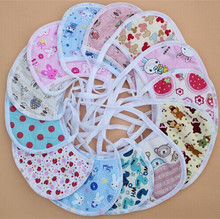 100 cotton EVA Baby Bibs Waterproof Lunch Bibs Burp Cloths Towel Saliva for kids