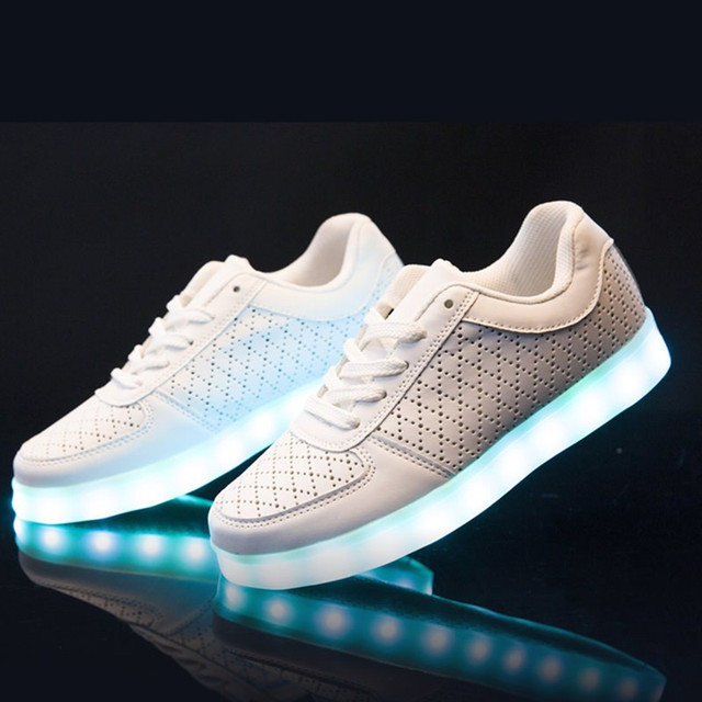 8 Colors men led shoes fashion women led luminous shoes Zapatos Hombre,led light shoes for adult,free shipping