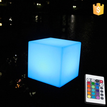 Waterproof 16color change LED Cube factory 20*20*20cm led cube children chair free shipping 10pcs/Lot