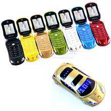 2015 unlocked Russian keyboard flashlight dual sim cards super car model mini mobile cell phone F15