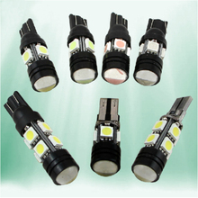 High Power Super Bright White Led Car Light Source 168 194 2825 W5W T10 LED Parking Lights lamp Bulbs 12V With Projector Lens