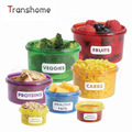 TRANSHOME Diet Control Lunchbox Perfect Portions Storage Boxes Mini Bowl Tableware Lunch Box For Kids