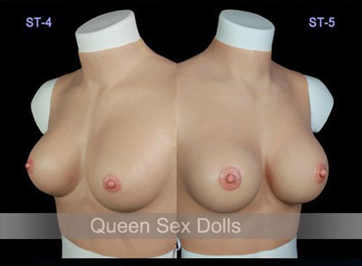 [ST-5] H CUP Top quality realistic silicone breast forms for men crossdresser artificial breasts free shipping