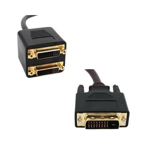 Купить DVI-d мужчин и 2 женщины сплиттер dvi-d адаптер кабель шнур ...