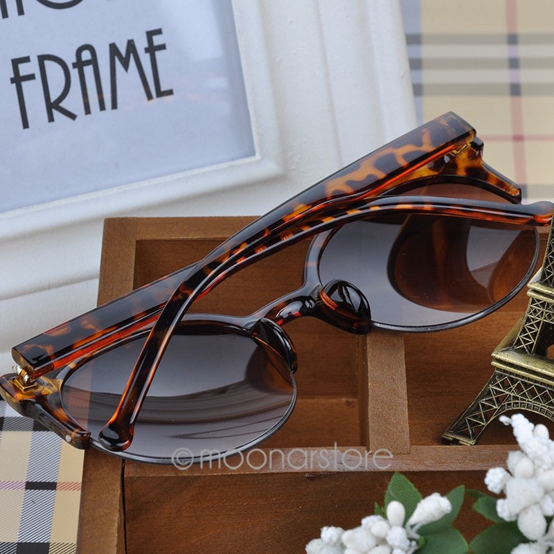 2015 Women Sunglasses Vintage Retro Cat Eye Round Sunglasses Fashion