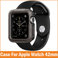 2015 NewRugged Cover Armor For Apple Watch Case 42mm for iwatch i watch Cases Bumps And Scratches Shockproof Protective Skin