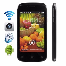 Original Cubot GT95 MTK6572 4.0” Dual Core Mobile Phone 4GB ROM 512MB RAM Android 4.4.2 5MP Cell Phone Bluetooth WIFI 3G  WCDMA