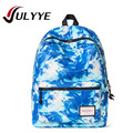 Women New Blue Sky Printing Backpack Band Fashion School Bags For Teenage Girls High Capacity Backpack