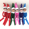 EMS DHL 100pcs The Elf On The Shelf Plush Dolls Boy Girl Figure Christmas Dolls Novelty