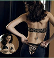 Thin Bra Brief Set with Button Buckle Multi Purpose Y Straps and Beauty Back Before the