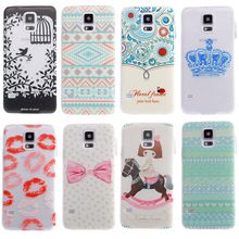 Case for Samsung Galaxy S5 i9600 Scrawl drawing Cover Free shipping mobile phone bags & cases Brand New Arrive 2014 accessories