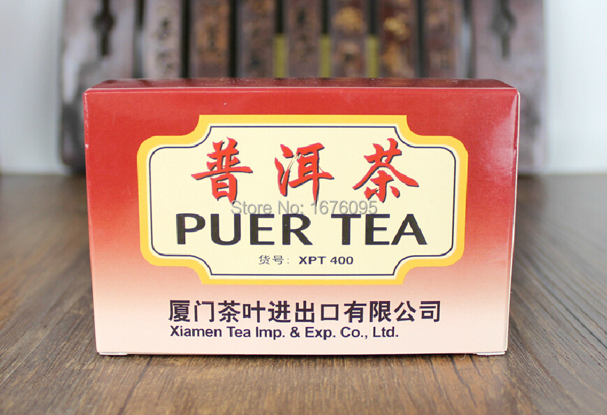 Pu er tea 20 small bag box Healthy weight loss prevention of cardiovascular disease Chinese first