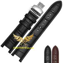 20*11MM 22*13mm High quality Genuine leather cowhide Watch strap for GC with stainless steel buckle free shipping