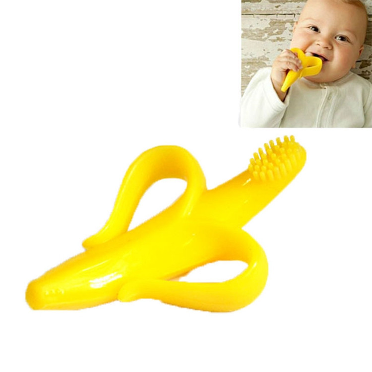 Banana Baby Toothbrush Pinceis Cepillo De Dientes High Quality Silicone Toothbrush Infant Fruit Toothbrushes Safe Care Products (1)