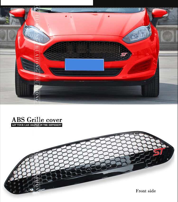 Panal Inferior Parrilla de malla para Ford Fiesta Zetec S mk7 mk7.5 2013 rejilla