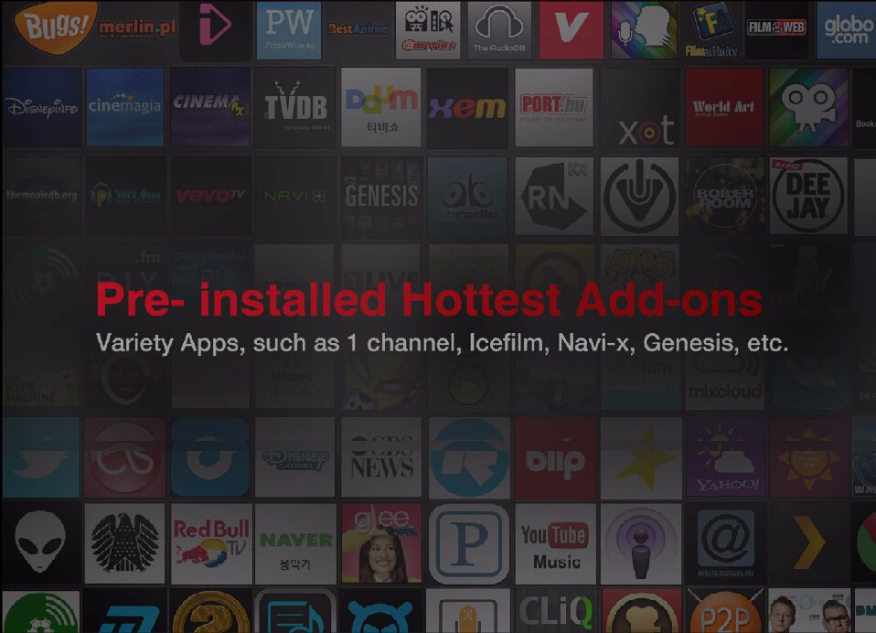 Pre-installed Hottest Add-ons