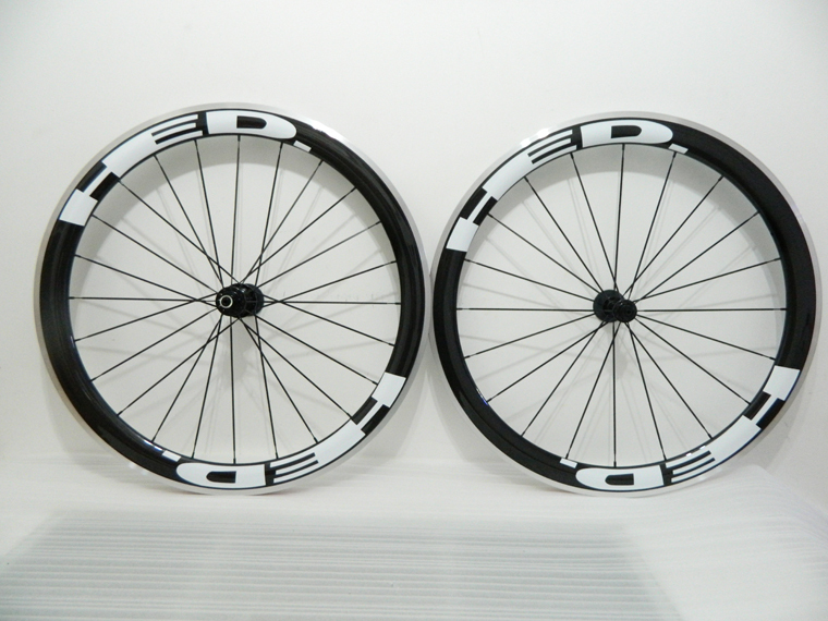 HED Alloy Carbon Wheels with Powerway R13 chincher Full carbon fiber