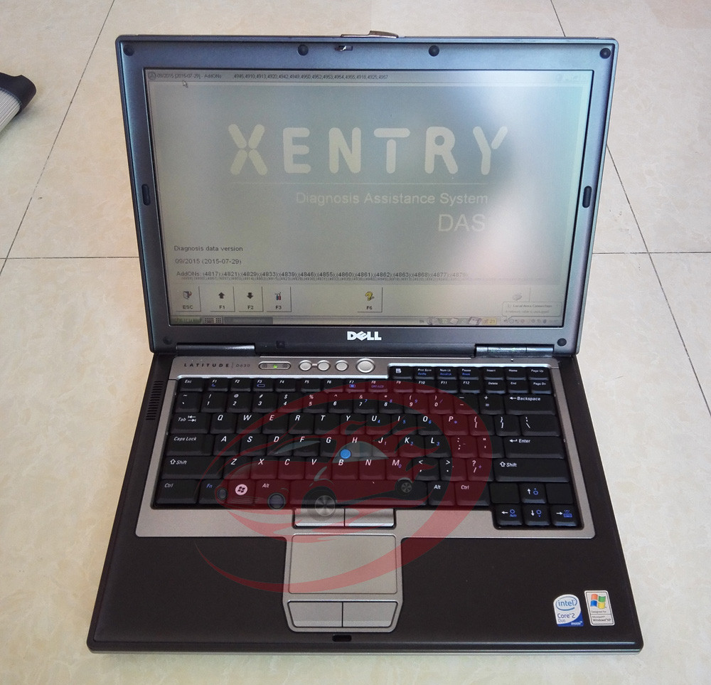 for dell d630 laptop installed with mb star c4 software