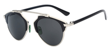 2015 New Christina Summer Fashion Vintage Metal Female Cateyes Eyewear So Real Luxury Brand Women Designer