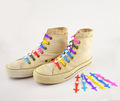 12 pieces a pack Novelty Unisex Women Men No Tie Shoelaces Elastic Silicone Shoe Lace All