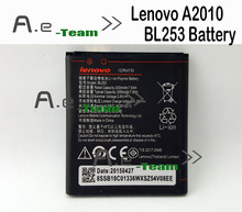 New Original High Quality 2000mAh battery BL253 backup Bateria For Lenovo A2010 Smartphone Free shipping+Tracking Number