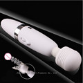 Rechargeable Super Powerful Multi Speed Vibration AV Magic Wand Vibrator with Headgear Body Massagers Female Masturbation