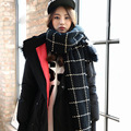 2016 Ladies Scarf Fashion Winter Warm Plaid Thick Long Shawl Echarpe Pashmina Cape Women Wool Scarves