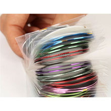 1Set 30Colors Rolls Striping Tape Line Nail Art Sticker Tools Beauty Decorations for on Nail Stickers