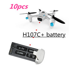10pcs Hubsan Original 3.7V 520mAh LIPO battery Hubsan X4 Camera H107C Plus H107C+ 6-axis Gyro RC Quadcopter RTF 2.4GHz