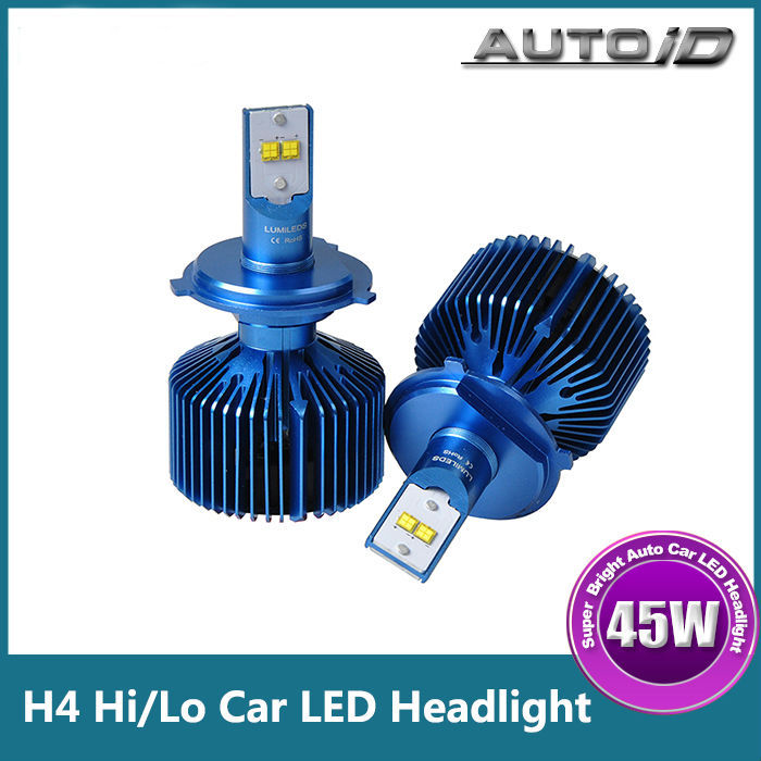 Newest 45W 4500LM H4 LED Headlight  Hi Lo Beam 6000K 12V 24V Auto Car LED Headlamp Kit Bulb