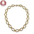 HALIFE Brand Bohemian Simple Style Crystal Choker Necklaces for Women 2016 New Fashion Jewelry Gold plated