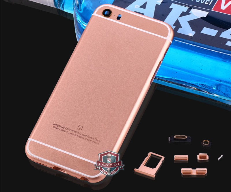 open-d iphone 5s like iphone 6s rose gold color housing 02