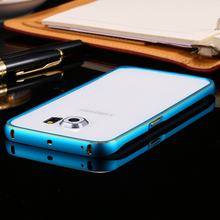 S6 S6 edge Aluminum Metal Bumper for Samsung Galaxy S6 S6 edge Light Ultra Case Cover