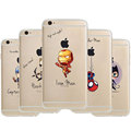 Cute Cartoon Iron Man Phone Case for Apple iPhone 5 5S SE 6 S 6S Plus