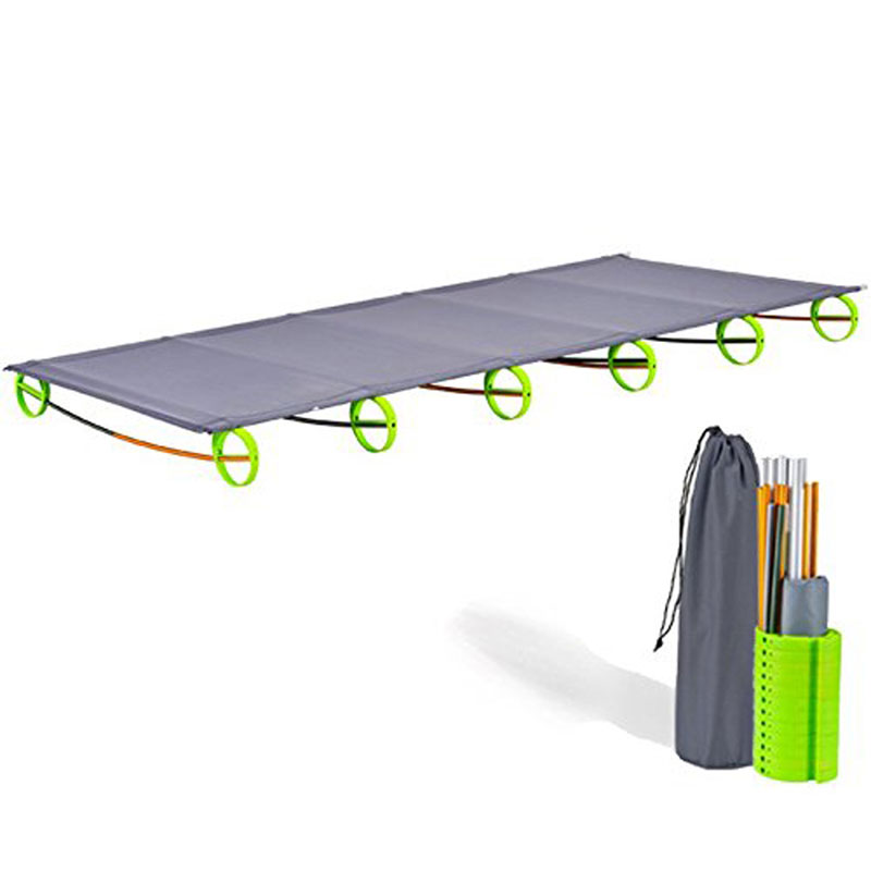 BRS Outdoor Ultralight Folding Portable Aluminium alloy Cots Camping Bed Free Shipping