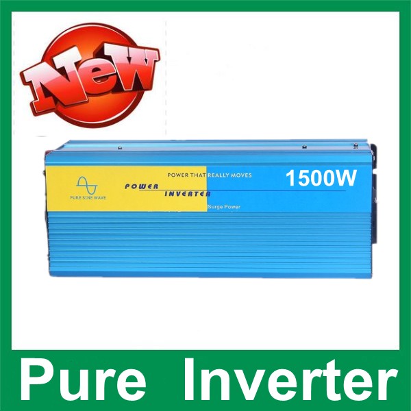 Aliexpress power inverter 1500w pure sine wave power inverter 12v 220v dc ac 1500W ren sinus inverter 12v 220v dc ac