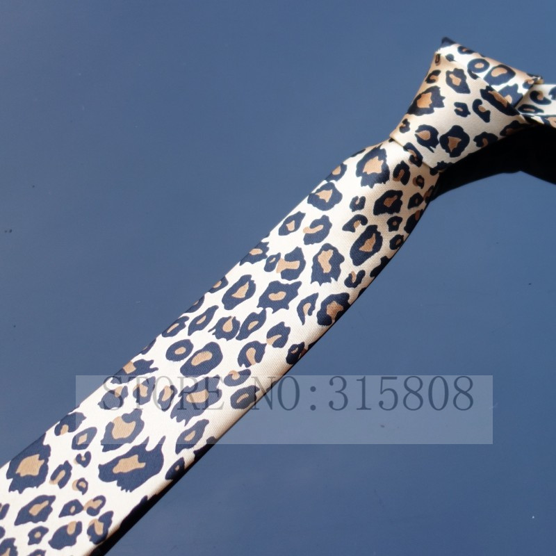 Online Kaufen Großhandel mens leopardenmuster krawatte aus China mens