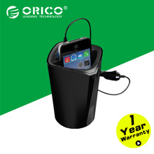 Orico UCH-C3-BK 3 разъём(ов) творческий USB зарядное 2.4A автомобильное * 3 с интеллектуальным зарядки IC для iPad / iPhone