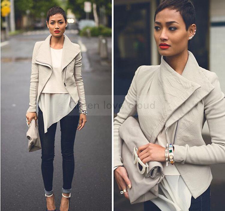   2015   Collor      cuir   Feminino chaquetas mujer 2 