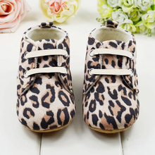 Cute Newborn Baby Shoes Girl Infant Toddler Leopard Crib Shoes First Walkers Fit 0 1 Y