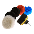 8Pcs Set 3inch Polishing Buffing Pad Sponge Kit Car Polisher M10 Thread Adapter Car Wash Auto