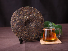 R Free Shipping Yunnan Big Leaves Puer Tea 2009 Yr Premium Raw Pu er Tea Cake